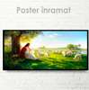Poster - Jesus Christ on a walk, 60 x 30 см, Canvas on frame, Religion