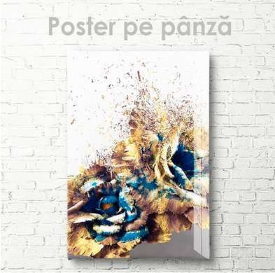 Poster - Florile se împrăștie în vânt, 30 x 60 см, Panza pe cadru