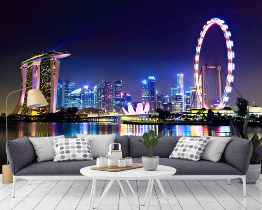 Фотообои - Сингапур- Город будущего