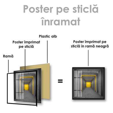 Poster - Passage, 40 x 40 см, Canvas on frame