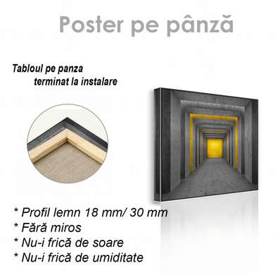 Poster - Trecerea, 40 x 40 см, Panza pe cadru