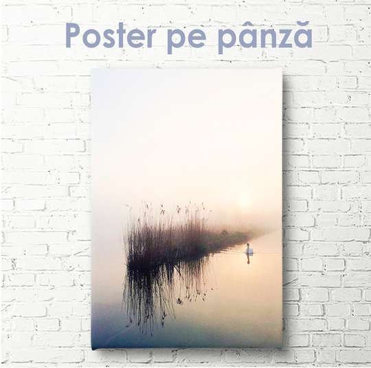 Постер - Стихия умиротворения, 30 x 60 см, Холст на подрамнике, Природа