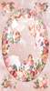 Wall Mural - Lovely angels on a pink background 1