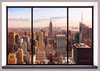 Фотообои - Окно с видом на Нью-Йорк
