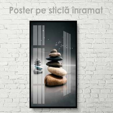 Poster - Pietre, 30 x 90 см, Panza pe cadru