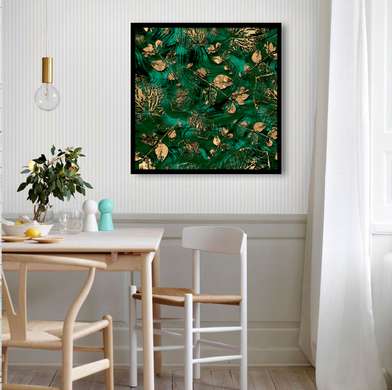 Poster - Floral print, 40 x 40 см, Canvas on frame, Botanical