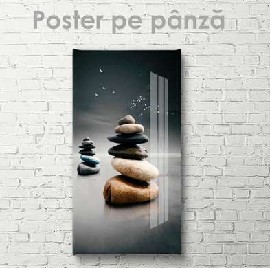 Poster - Pietre, 30 x 90 см, Panza pe cadru