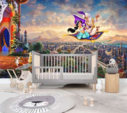 Fototapet - Aladdin și Jasmine