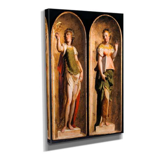 Постер - Потомки Богов, 30 x 45 см, Холст на подрамнике, Живопись