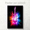 Poster - Electric guitar, 30 x 45 см, Canvas on frame