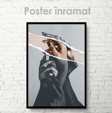 Poster - Hands, 30 x 45 см, Canvas on frame