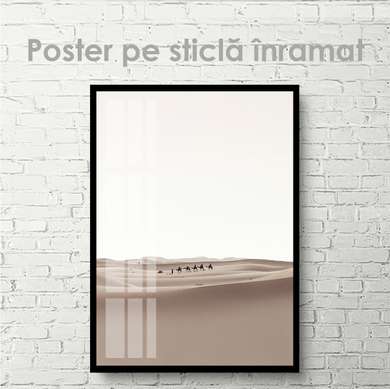 Poster - Deşertul, 30 x 45 см, Panza pe cadru