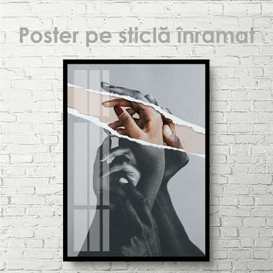 Постер - Руки, 30 x 45 см, Холст на подрамнике
