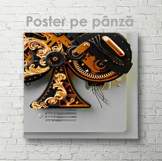 Poster - Mechanism, 40 x 40 см, Canvas on frame, Abstract