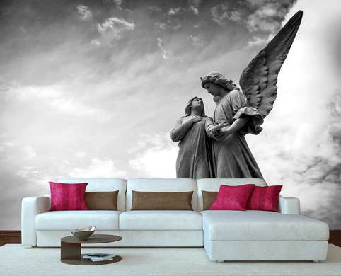 Wall Mural - Statue against the sky