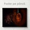Poster - Coffee beans, 45 x 30 см, Canvas on frame