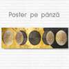 Poster - Moon phases, 90 x 30 см, Canvas on frame, Glamour