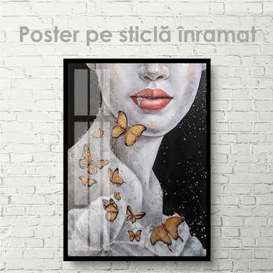 Постер - Бабочки, 30 x 45 см, Холст на подрамнике