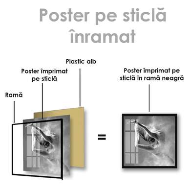 Poster - Arta dansului, 40 x 40 см, Panza pe cadru