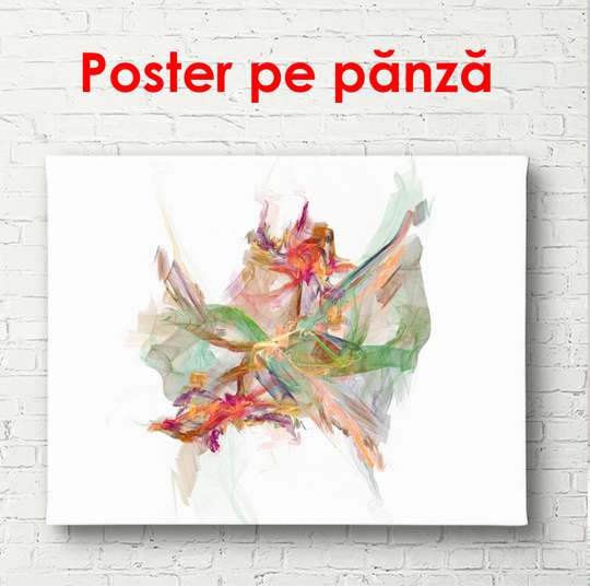 Poster - Abstract streaks, 90 x 60 см, Framed poster, Minimalism