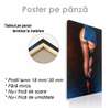 Poster - Girl in stockings, 30 x 60 см, Canvas on frame