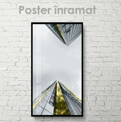 Poster - Cloud top view, 30 x 60 см, Canvas on frame