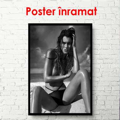 Poster - Portretul Filippei Hamilton, 60 x 90 см, Poster înrămat