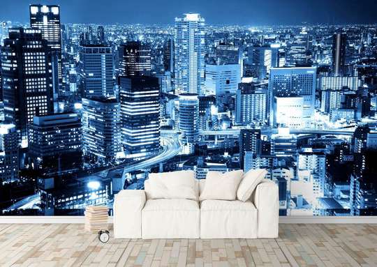 Wall Mural - Mysterious night in New York