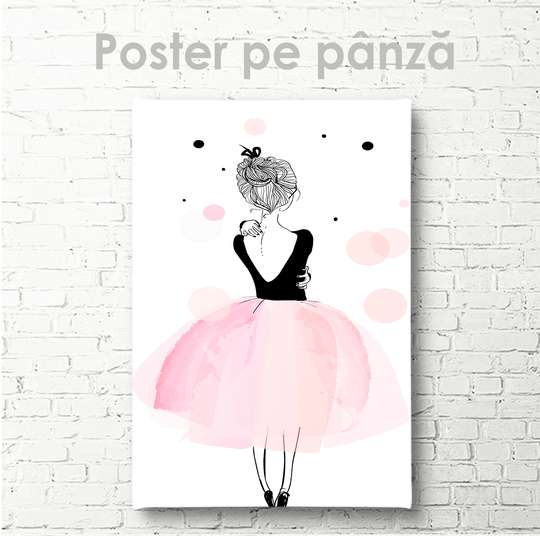 Poster, Balerina draguță, 30 x 45 см, Panza pe cadru