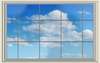 Wall Mural - Clouds outside the window