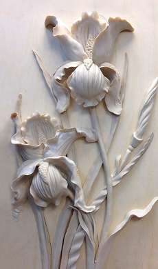 3D Wallpaper - Clay irises
