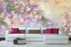 Wall Mural - Spring flowers on a lilac background.