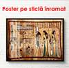 Poster - History on parchment, 90 x 45 см, Framed poster