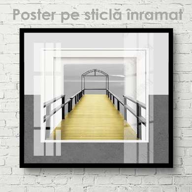 Poster - Podul, 40 x 40 см, Panza pe cadru