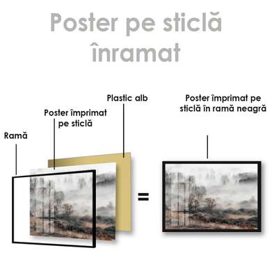 Poster - Ceaţă, 45 x 30 см, Panza pe cadru