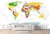 Wall Mural - Political map of the world on a white background.