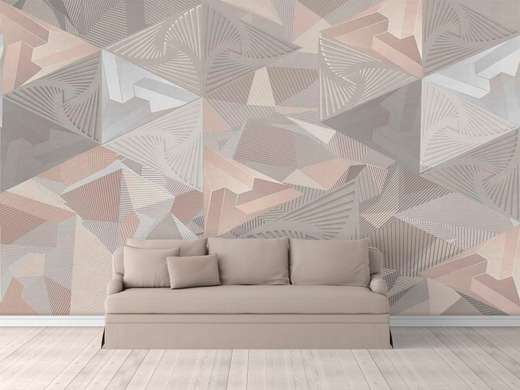 Wall mural, Triangles