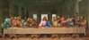Poster - Isus cu ucenicii săi, 150 x 50 см, Poster inramat pe sticla