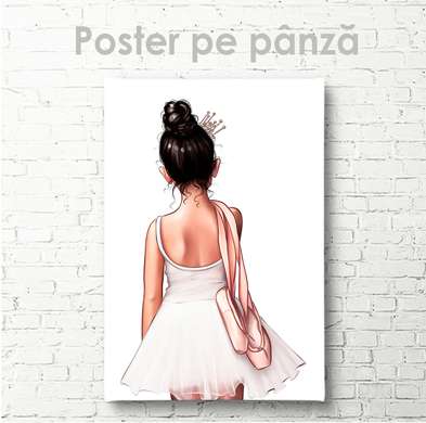 Poster - Balerina drăguță, 30 x 45 см, Panza pe cadru