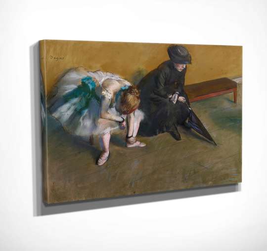 Poster - After ballet lessons, 45 x 30 см, Canvas on frame, Art