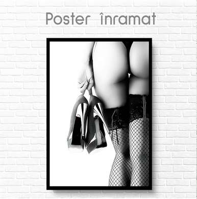 Poster - Tocuri și ciorapi, 30 x 45 см, Panza pe cadru
