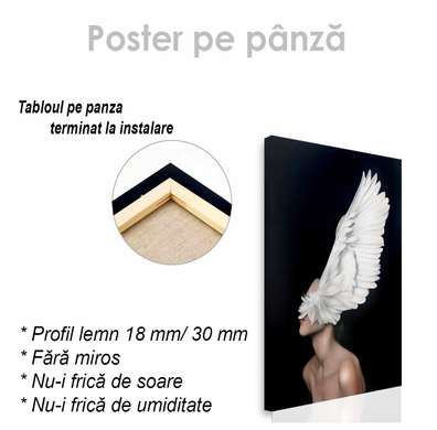 Poster - Aripa, 30 x 45 см, Panza pe cadru