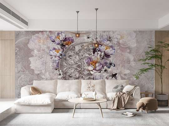 Fototapet - Arc de flori de magnolii delicate