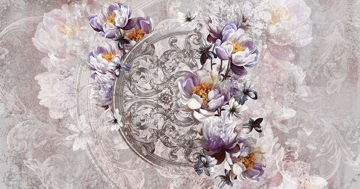 Wall Mural - Flower arch of delicate magnolias